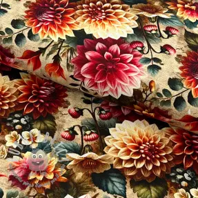 Viscosa con lino Rosalie design A digital print