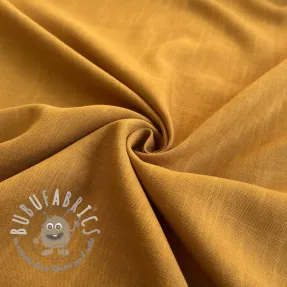 Viskóza s ľanom PREMIUM ochre