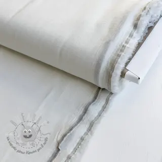 Viscosa con lino PREMIUM off white