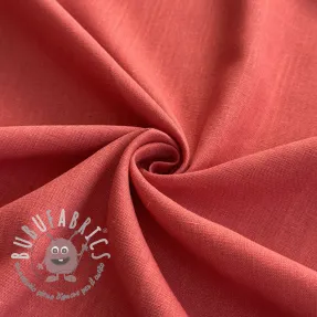Viscosa con lino PREMIUM dark coral