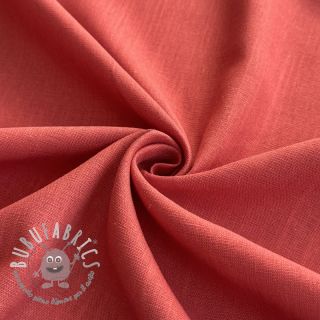 Viscosa con lino PREMIUM dark coral