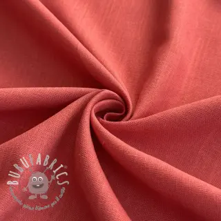 Viscosa con lino PREMIUM dark coral