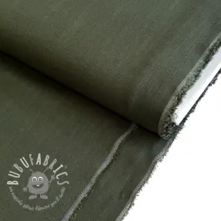 Viscosa con lino PREMIUM army