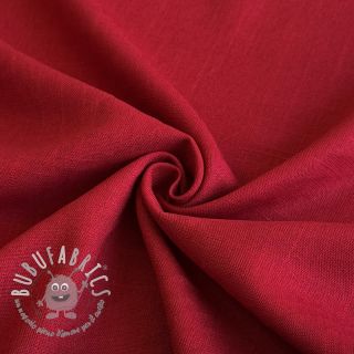 Viscosa con lino PREMIUM dark red