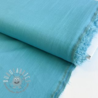 Viscosa con lino PREMIUM ocean blue