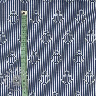 Tessuto decorativo premium Iconic Anchor Stripe