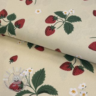 Tessuto decorativo premium Strawberry Happy Fruit