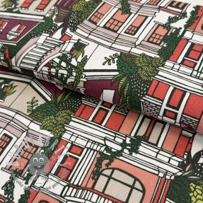 Tessuto decorativo premium Village House