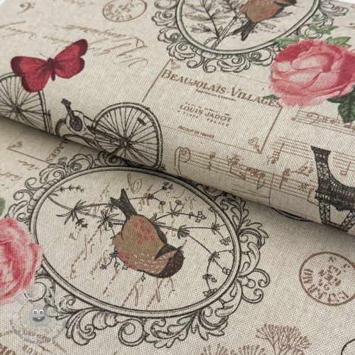 Tessuto decorativo Linenlook Sweet Vintage Lady