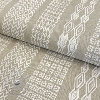 Tessuto decorativo Linenlook Ethnic Stripe