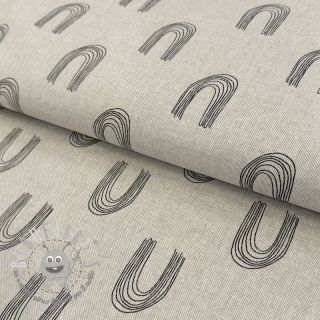 Tessuto decorativo Linenlook Dancing Rainbow