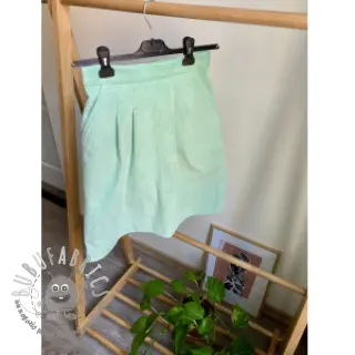 Velluto a coste 6W WASHED STRETCH mint