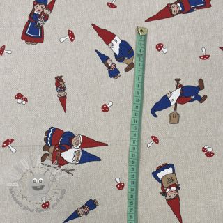 Tessuto decorativo Linenlook Gnome Family