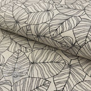 Tessuto decorativo Linenlook Bush Leaf
