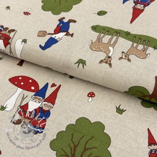 Tessuto decorativo Linenlook Gnome Forest