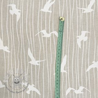 Tessuto decorativo Linenlook Iconic Seagull Stripe linen