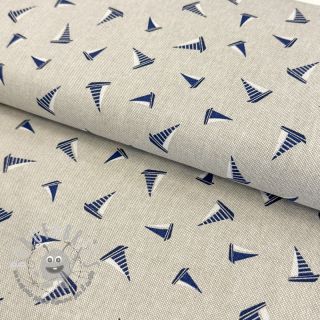 Tessuto decorativo Linenlook Little Sailing Boat