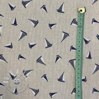Tessuto decorativo Linenlook Little Sailing Boat