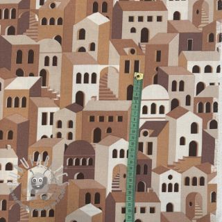 Tessuto decorativo premium Brick houses