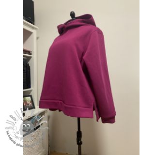 Felpa garzata JOGGING violet