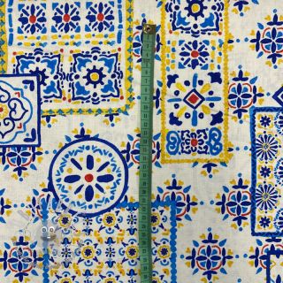 Tessuto decorativo premium Azulejos tile patch