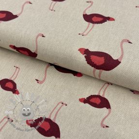 Tessuto decorativo Linenlook Ostrich