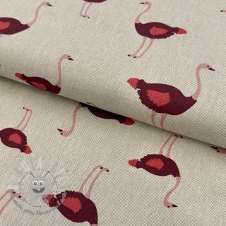 Tessuto decorativo Linenlook Ostrich