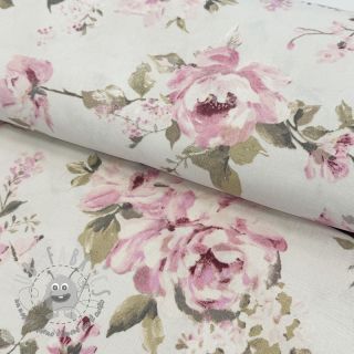 Tessuto decorativo premium Classic Painted Rose DOUBLE