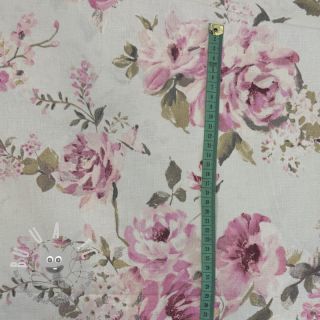 Tessuto decorativo premium Classic Painted Rose DOUBLE