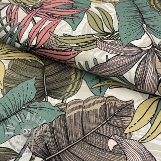 Tessuto decorativo premium Tropical flora