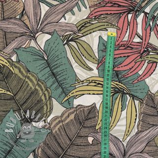 Tessuto decorativo premium Tropical flora
