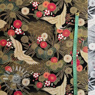 Tessuto di cotone JAPAN Misaki noir