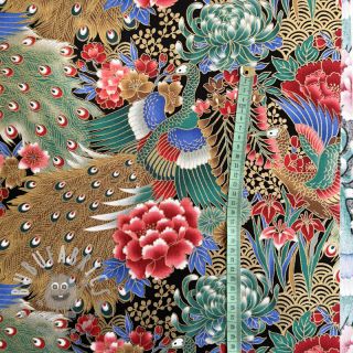 Tessuto di cotone JAPAN Hoshi emeraude