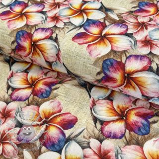 Viscosa con lino Jasmine design B digital print