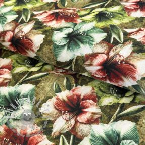 Viscosa con lino Azalea design C digital print