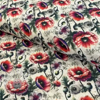 Viscosa con lino Liana design C digital print