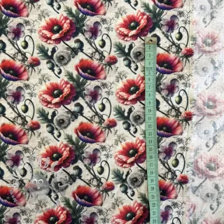 Viscosa con lino Liana design C digital print