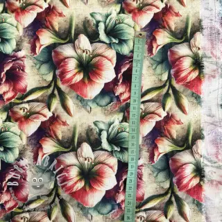 Viscosa con lino Azalea design A digital print