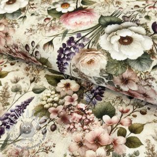 Viscosa con lino Casia design F digital print