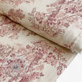 Tessuto decorativo Gabrielle rouge
