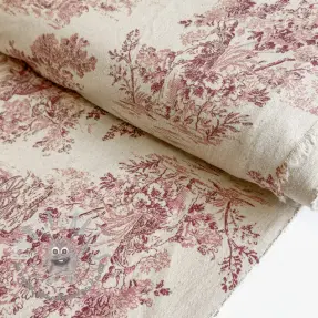 Tessuto decorativo Gabrielle rouge