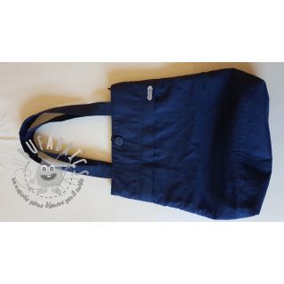 Lino prelavato navy