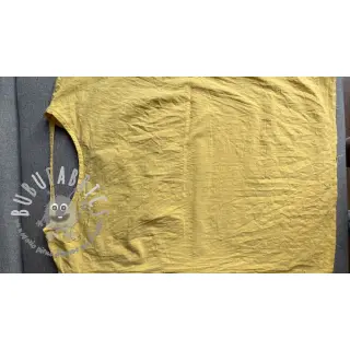 Tessuto di cotone con lino yellow