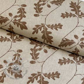 Tessuto decorativo Linenlook Oak Tree Leaf