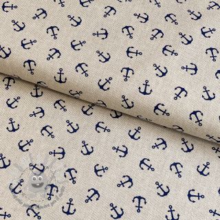 Tessuto decorativo Linenlook Little Anchor Hope