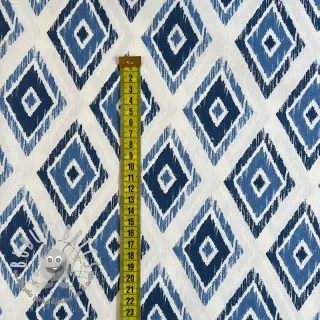 Tessuto decorativo premium Rhombus navy