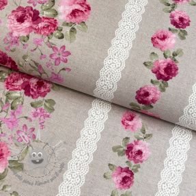 Tessuto decorativo Linenlook Flowers lace