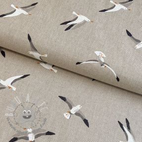 Tessuto decorativo Linenlook Seagull Flying