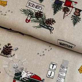 Tessuto decorativo Linenlook Cosy Mouse