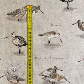 Tessuto decorativo Linenlook Sandpiper Bird